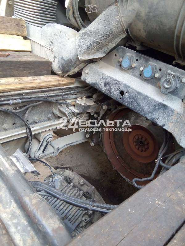 Замена сцепления MAN TGA с выездом Замена сцепления MAN TGA